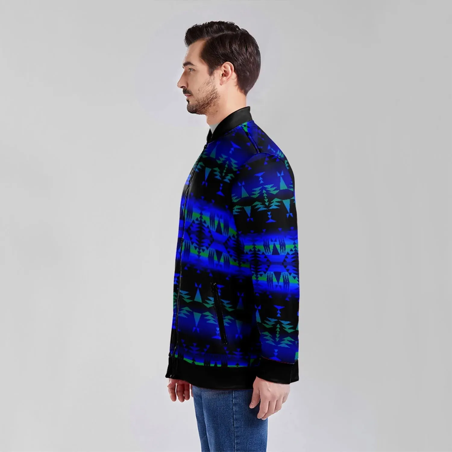 Between the Blue Ridge Mountains Youth Zippered Collared Lightweight Jacket