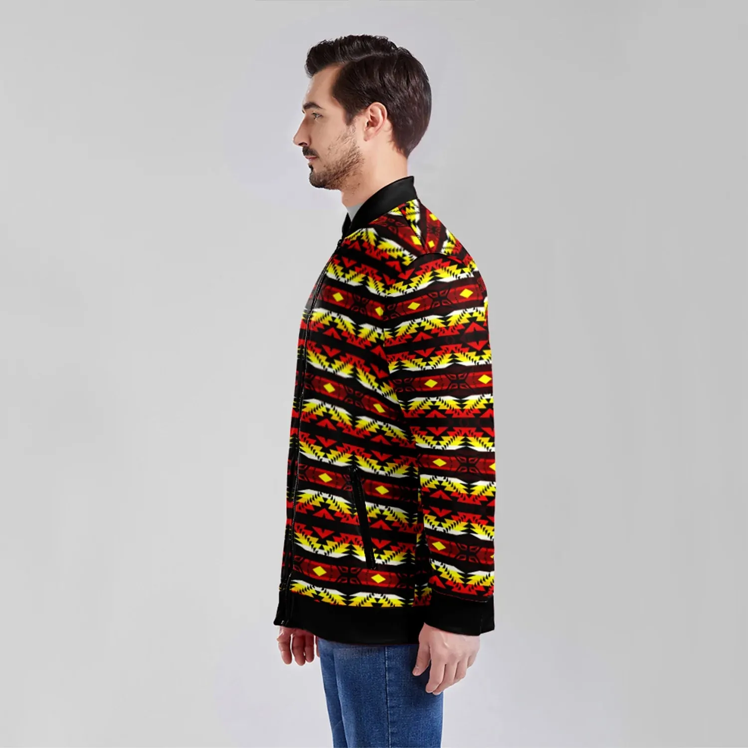 Canyon War Party Zippered Collared Lightweight Jacket