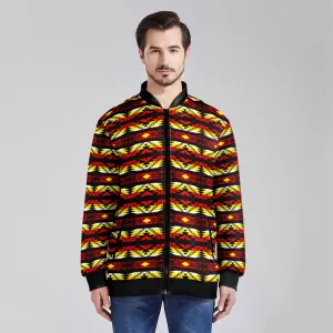Canyon War Party Zippered Collared Lightweight Jacket