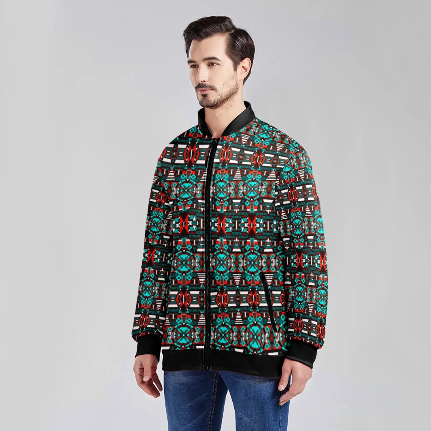 Captive Winter Zippered Collared Lightweight Jacket