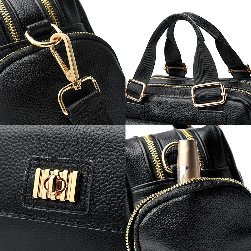 Chic Soft Leather Shoulder Bag