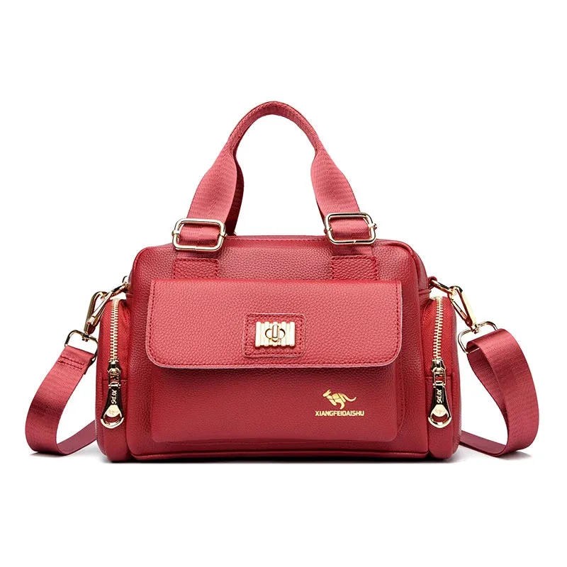 Chic Soft Leather Shoulder Bag