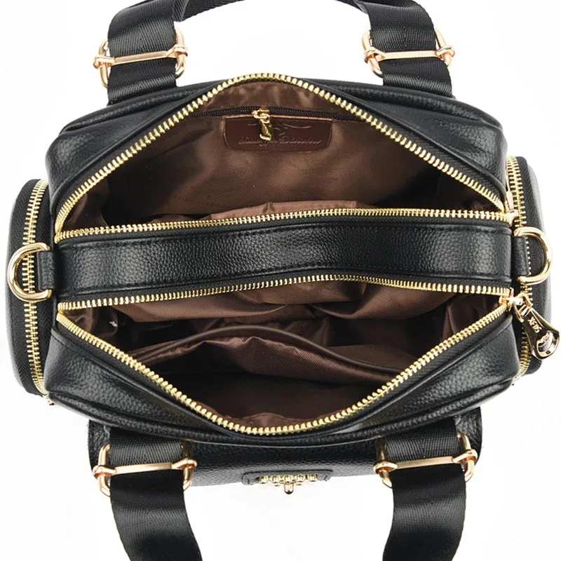 Chic Soft Leather Shoulder Bag