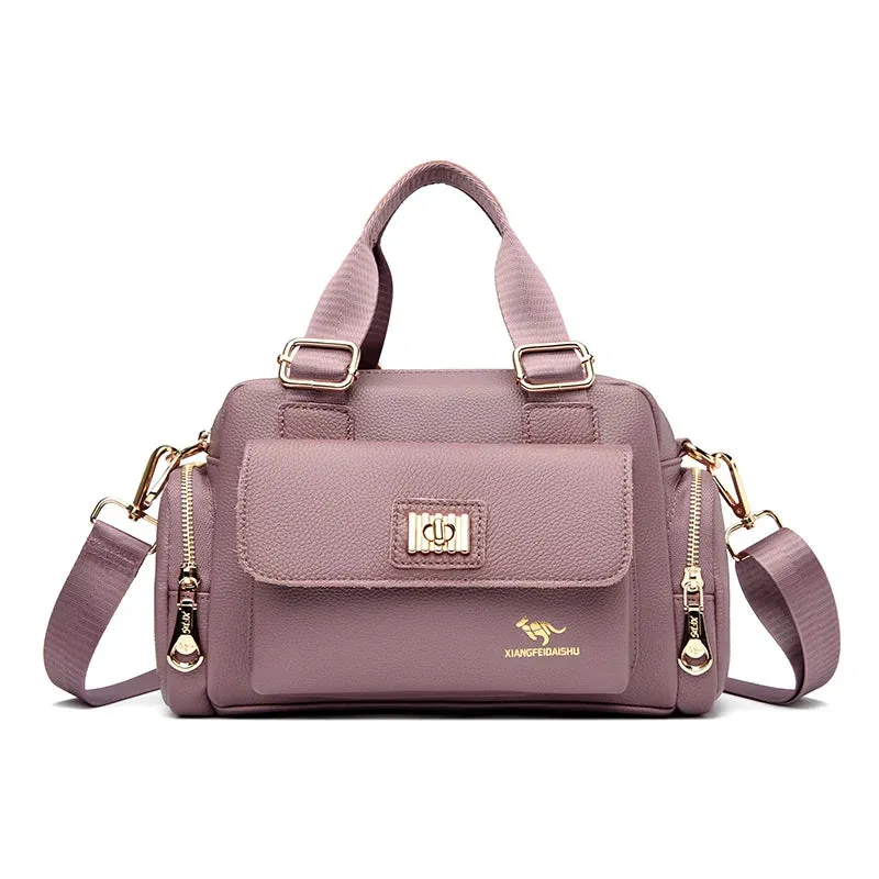 Chic Soft Leather Shoulder Bag