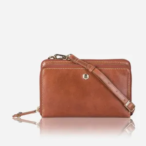 Chic Tan Women's Handbag with Customizable Strap Options