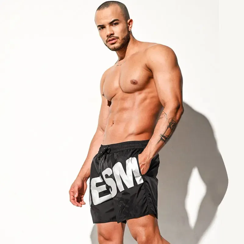 DESMIIT Loose Swim Shorts Beach Pants Trendy Light
