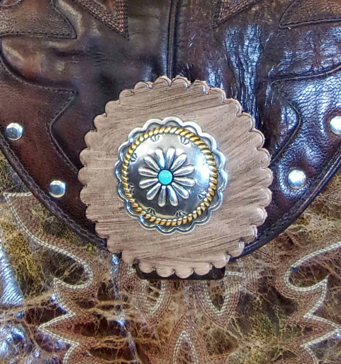 Double Cowboy Boot Purse DB329
