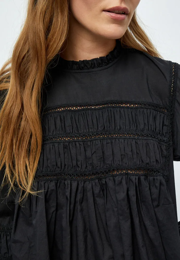 DSFelix Lace Detailed Blouse - Black