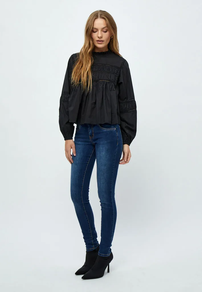 DSFelix Lace Detailed Blouse - Black