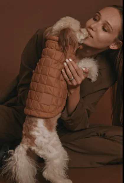 Easy Fit Jacket For Dogs - Camel