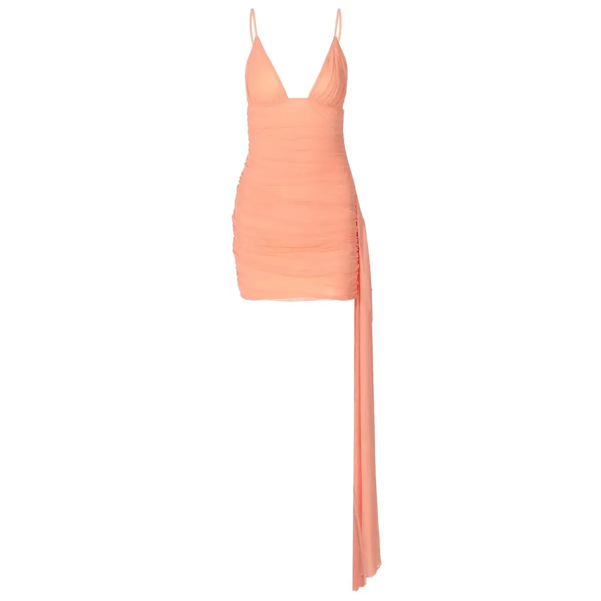 Elegant Coral Dress
