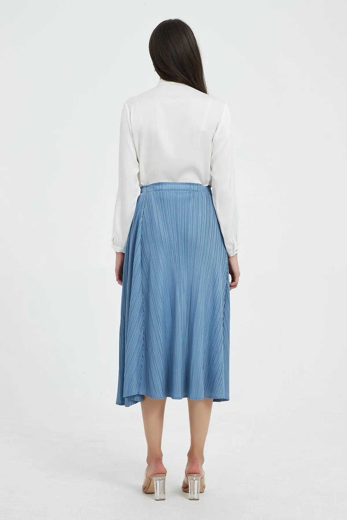 Fairleigh Washable Silk Tie Neck Blouse