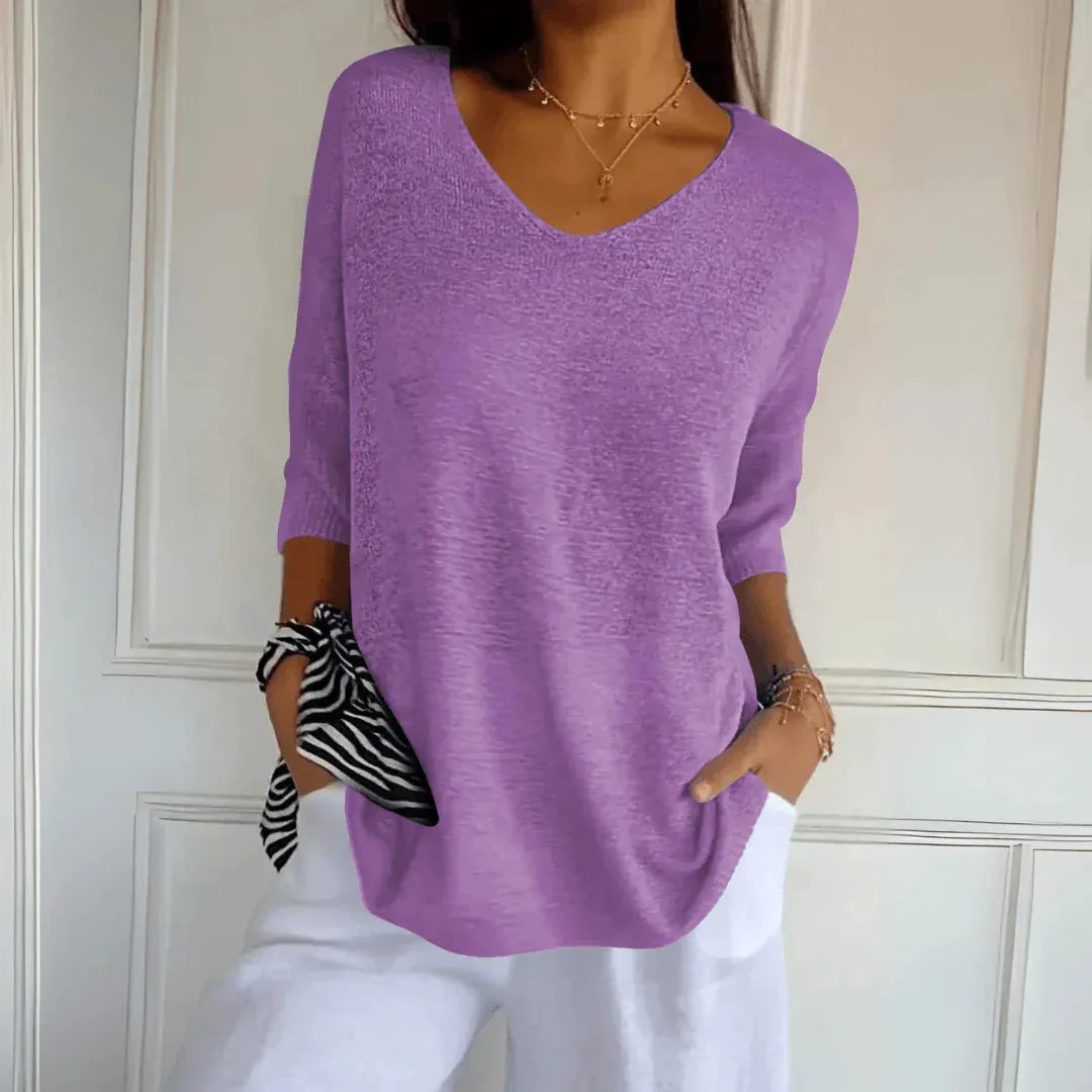 Flavia | Elegant Casual Knitted Shirt