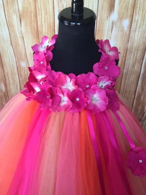 Fuchsia Tutu, Fuchsia Girsl Tutu Dress, Fuchsia Flower Girl Dress, Hot Pink Tutu Dress