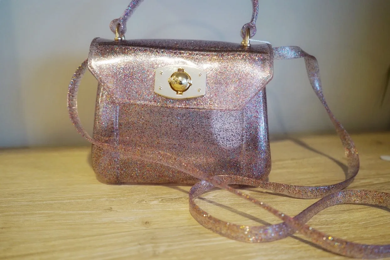 Glitter Me Pink Jelly Purse
