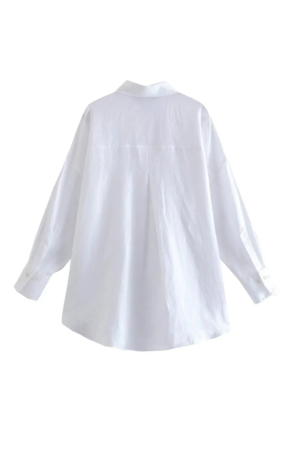 'Harriet' Solid Color Long-sleeve Shirt（6 Colors)