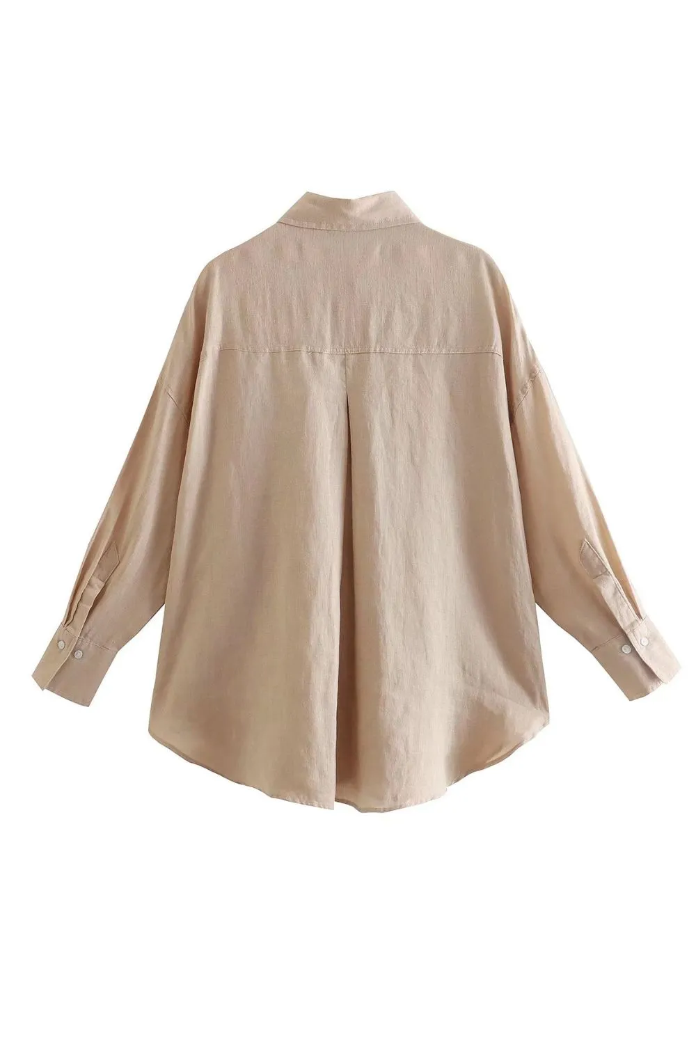 'Harriet' Solid Color Long-sleeve Shirt（6 Colors)