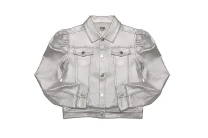MIA Silver Puff Sleeve Jacket
