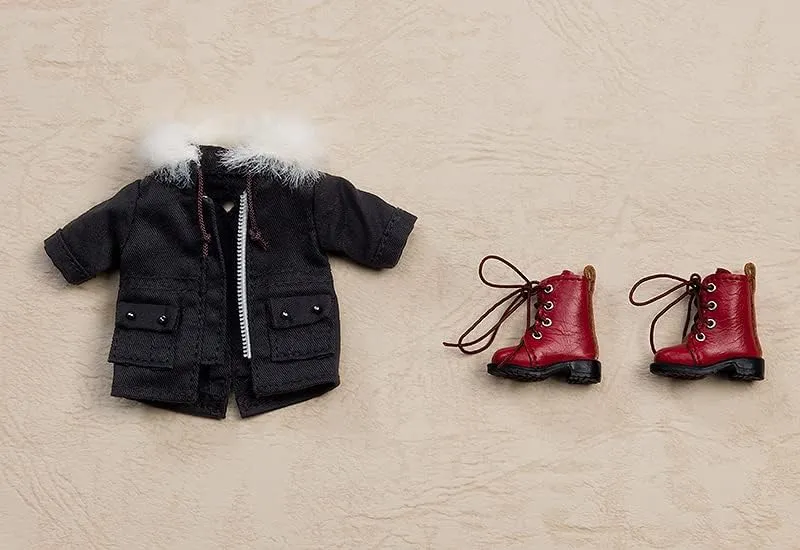 Nendoroid Doll Warm Clothing Set: Boots & Mod Coat (Black)