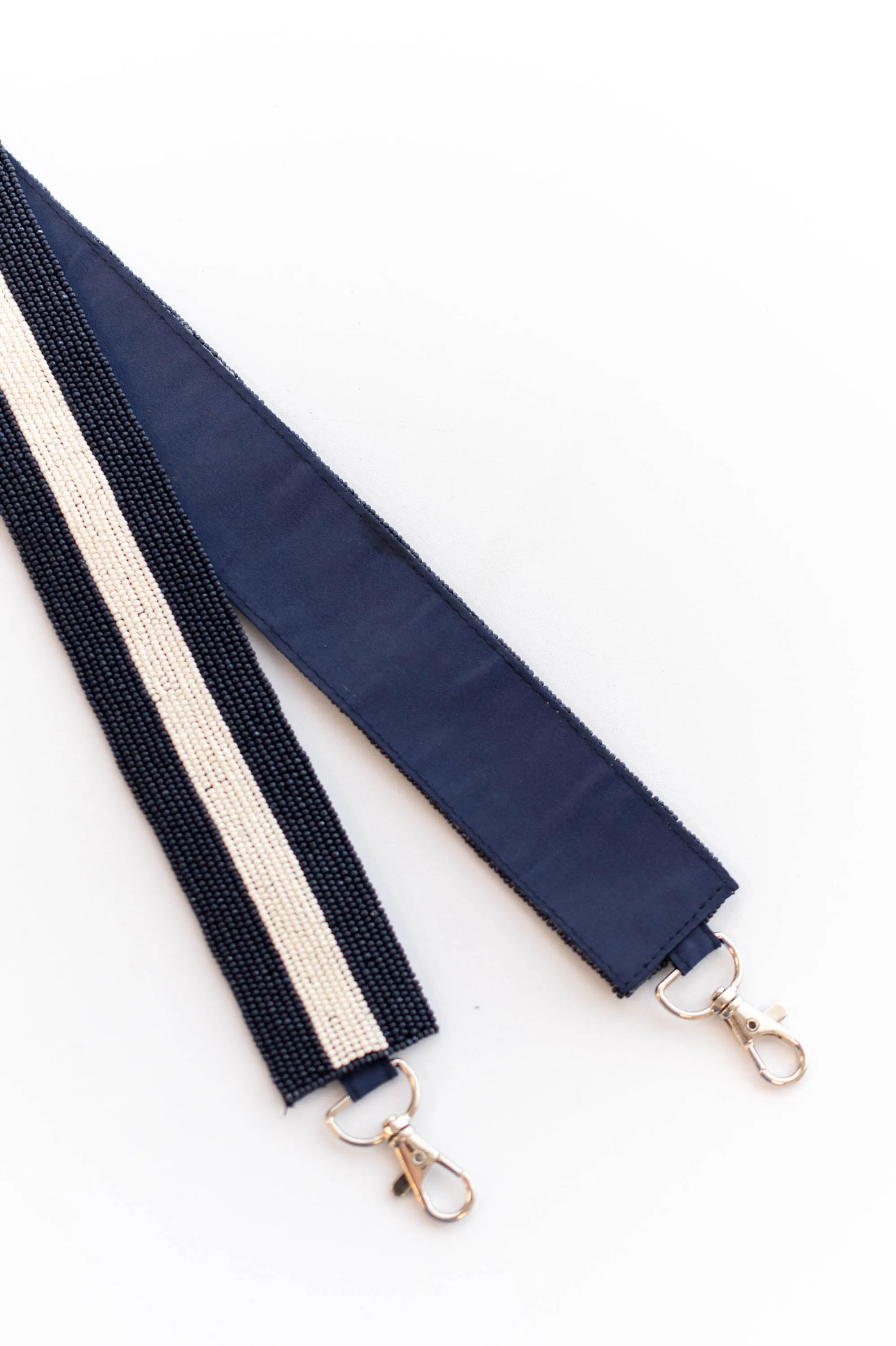 One Team One Dream Beaded Purse Strap, Blue White