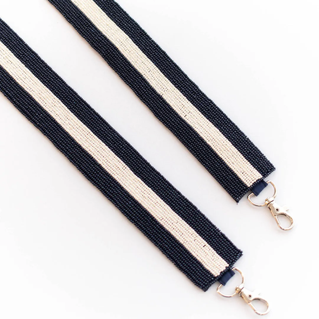 One Team One Dream Beaded Purse Strap, Blue White