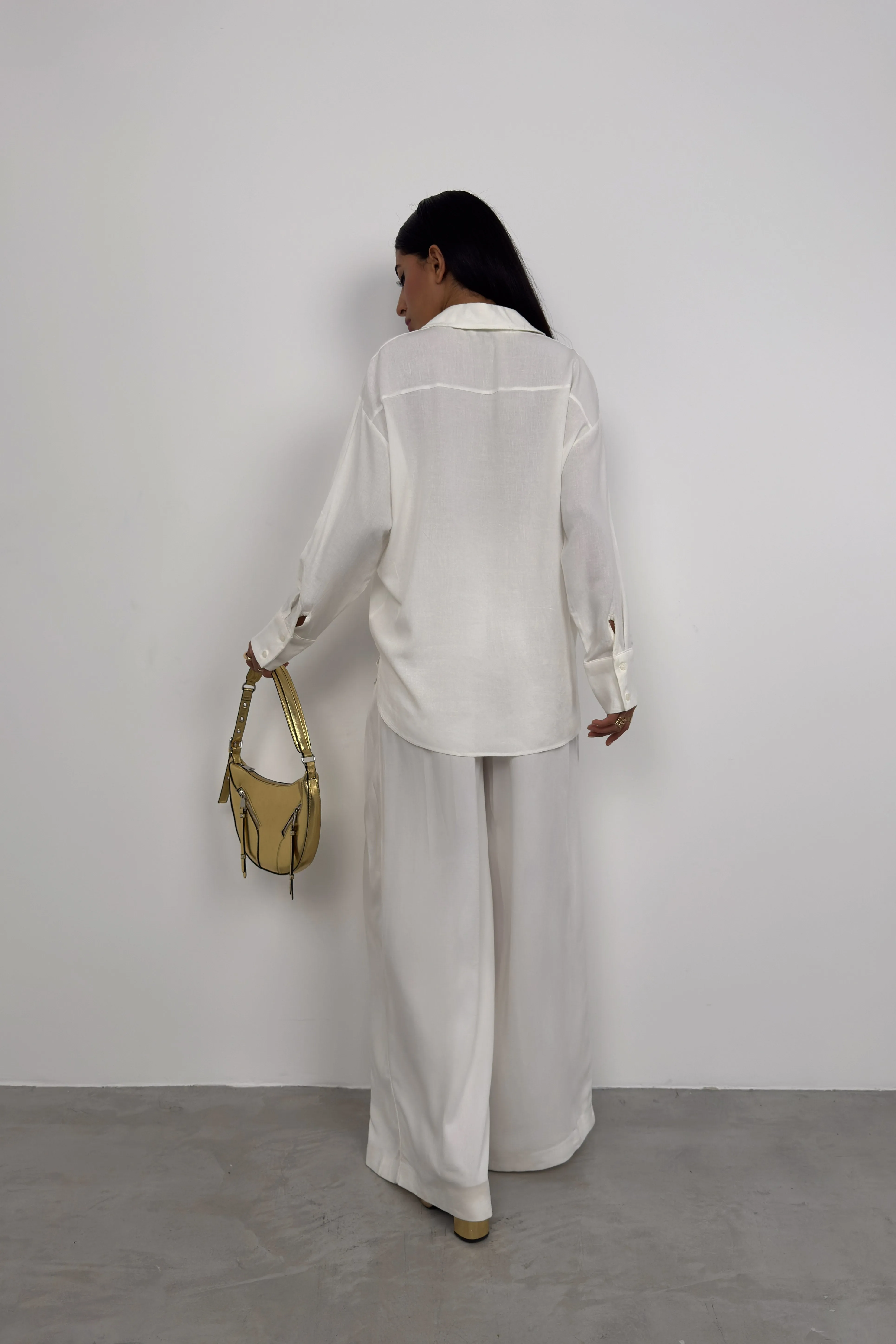 Oversize Linen Blouse