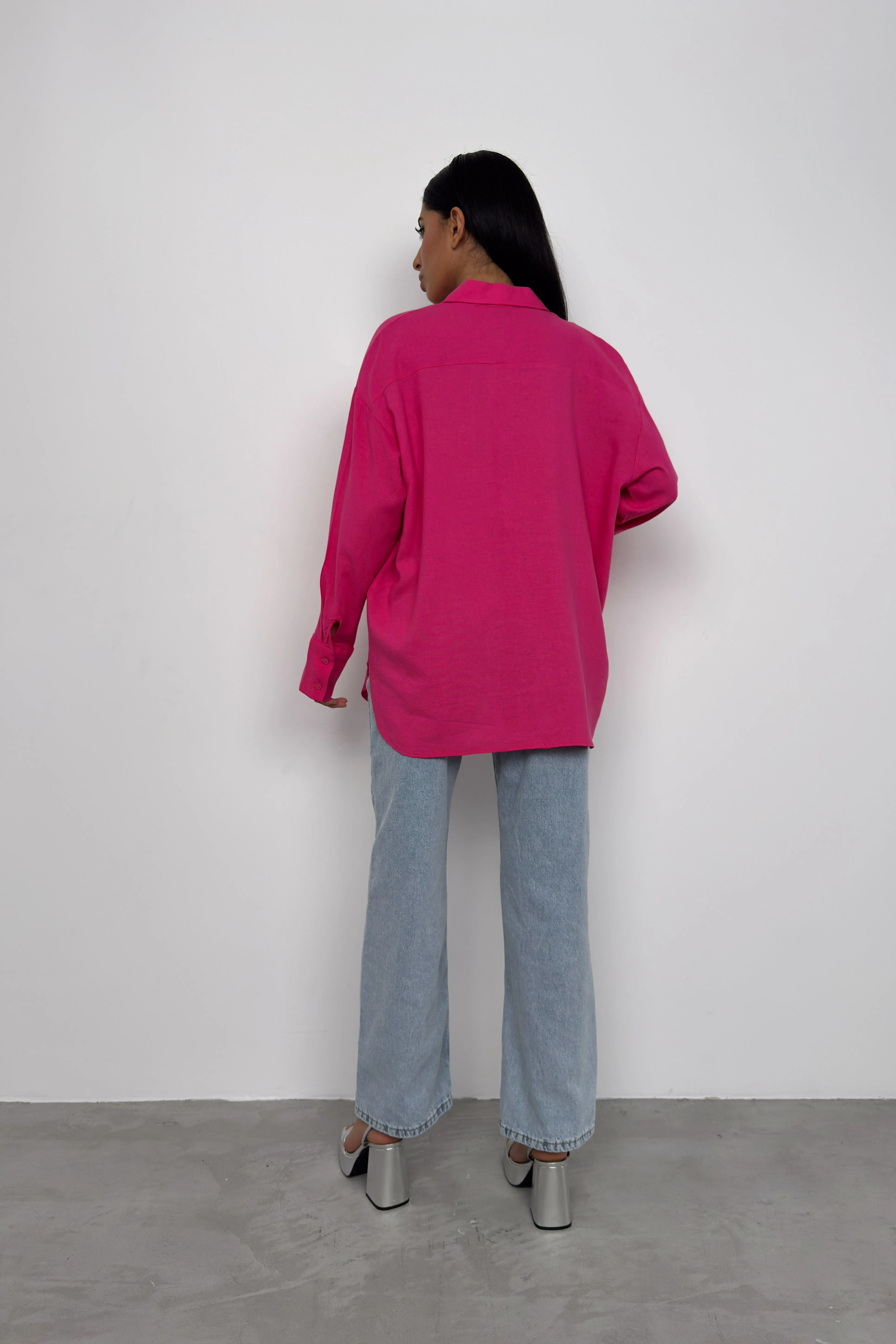 Oversize Linen Blouse