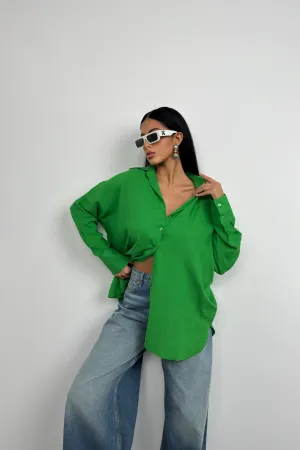 Oversize Linen Blouse