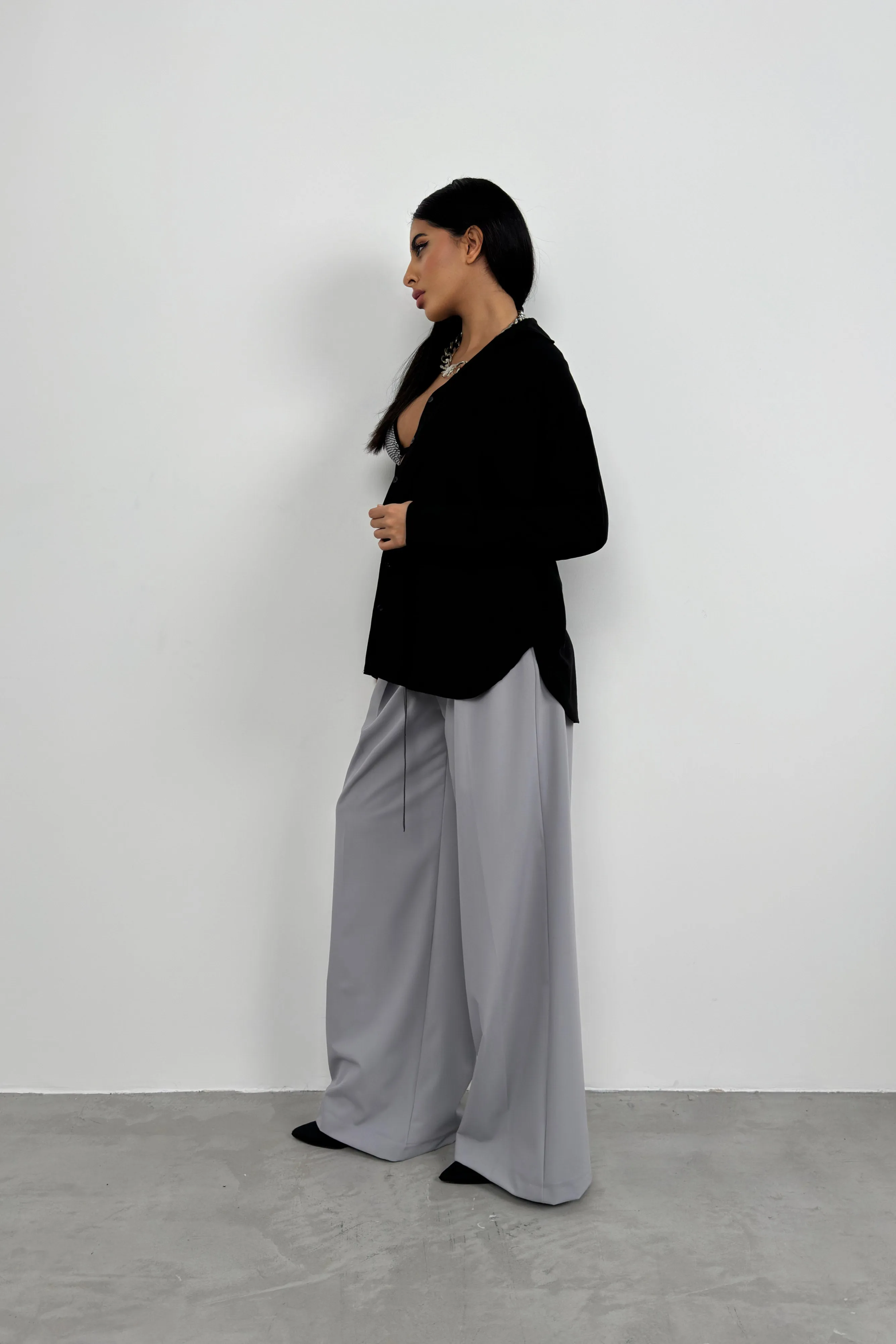Oversize Linen Blouse