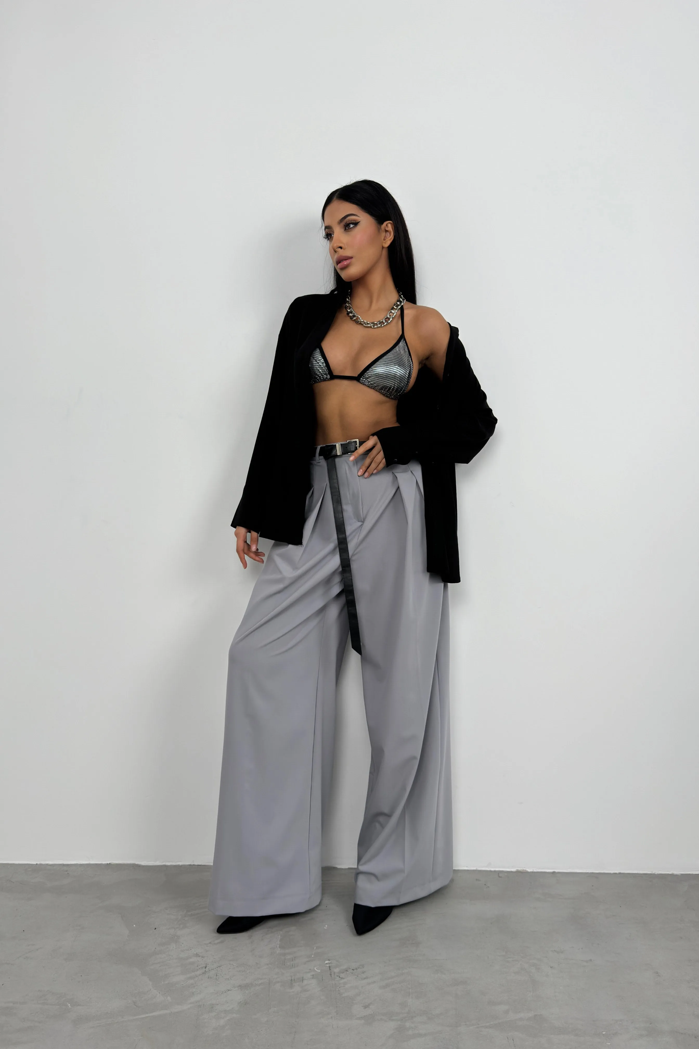 Oversize Linen Blouse