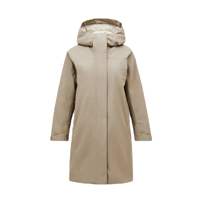 PEAK PERFORMANCE W TREELINE INSULATED PARKA JAS - AVID BEIGE