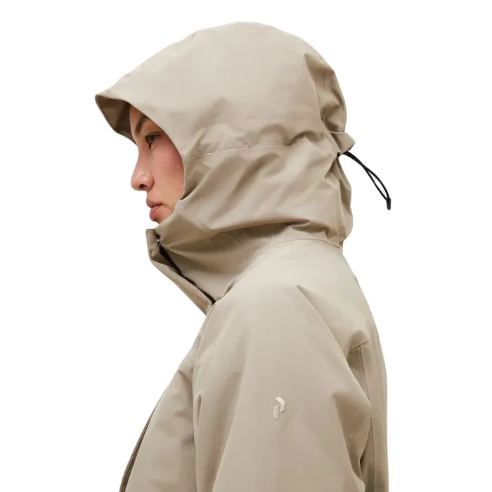 PEAK PERFORMANCE W TREELINE INSULATED PARKA JAS - AVID BEIGE