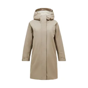 PEAK PERFORMANCE W TREELINE INSULATED PARKA JAS - AVID BEIGE