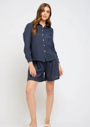 Pistache Linen Blouse