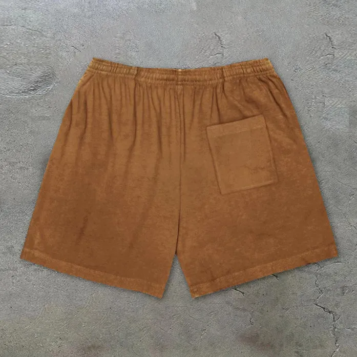Retro fashion trendy casual shorts
