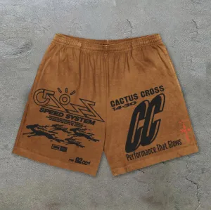 Retro fashion trendy casual shorts