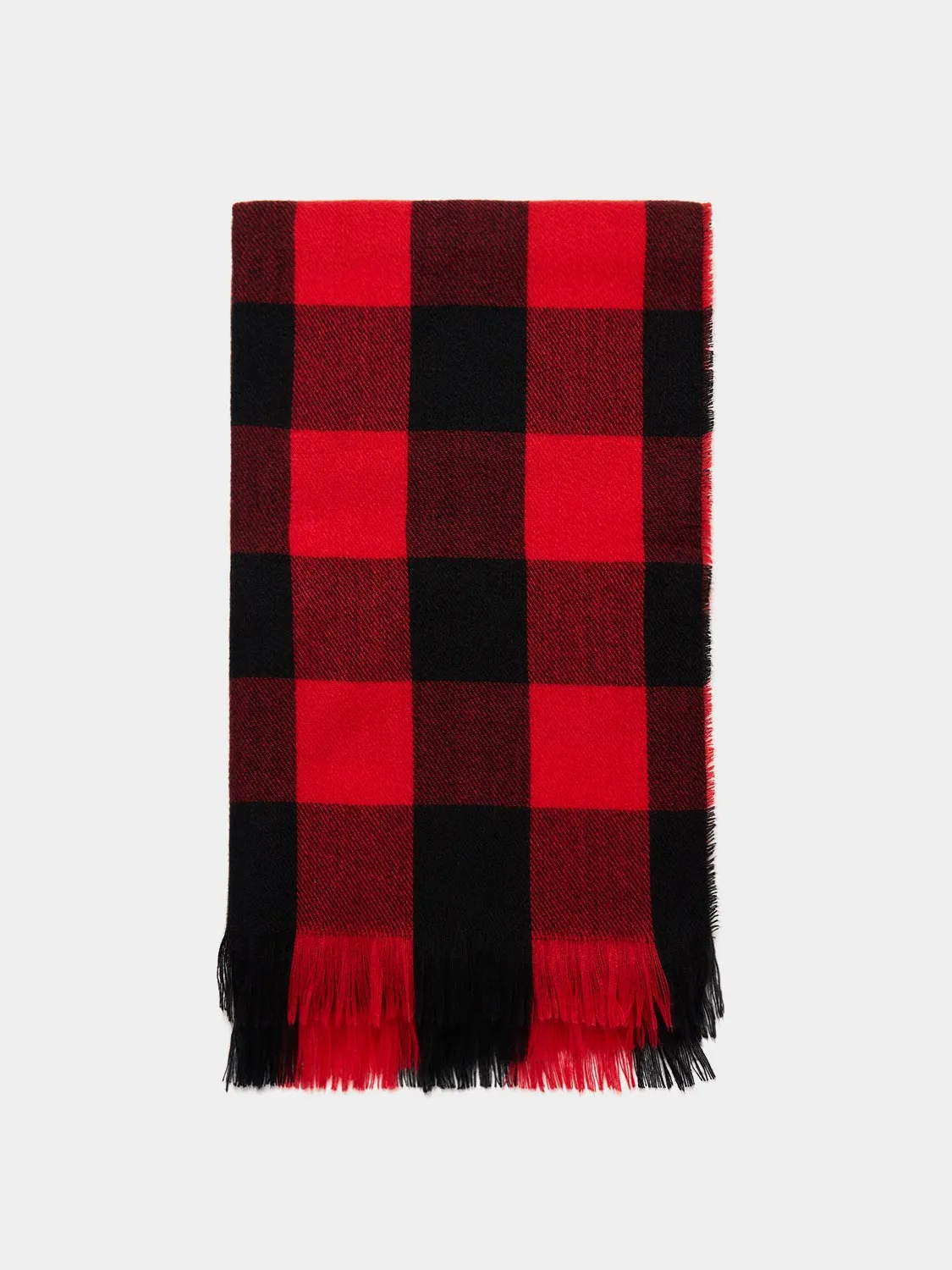 Soft Brushed Striped Scarf