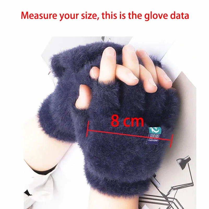 Soft Warm fluffy gloves