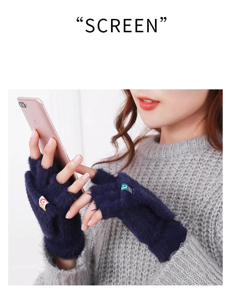 Soft Warm fluffy gloves