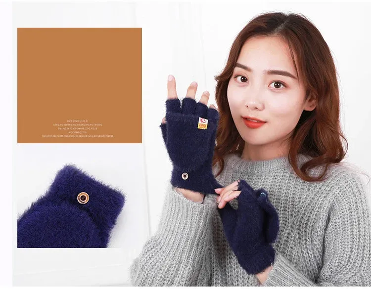 Soft Warm fluffy gloves