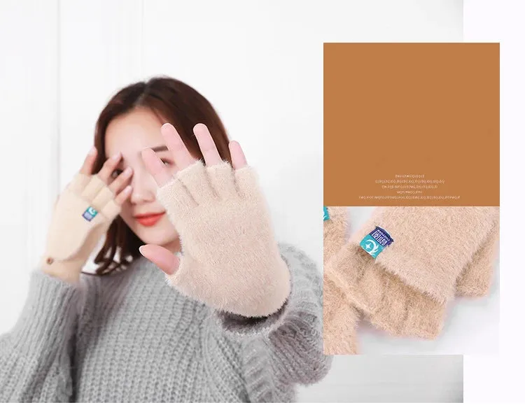 Soft Warm fluffy gloves
