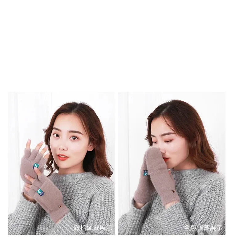 Soft Warm fluffy gloves