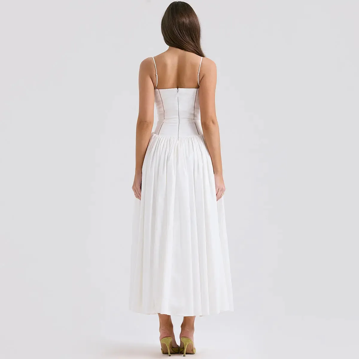 Strappy white dress