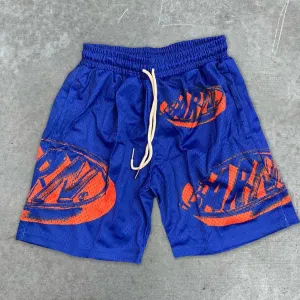 Trendy casual loose street mesh shorts