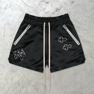 Trendy hip-hop cross retro street shorts