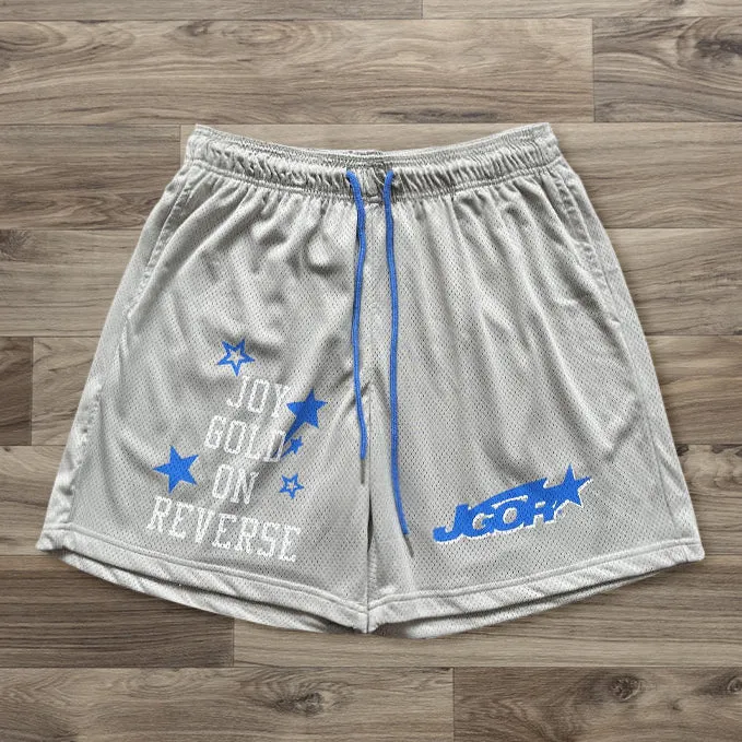 Trendy Personalized Letter Print Track Shorts