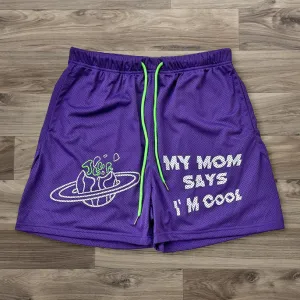 Trendy Personalized Letter Print Track Shorts