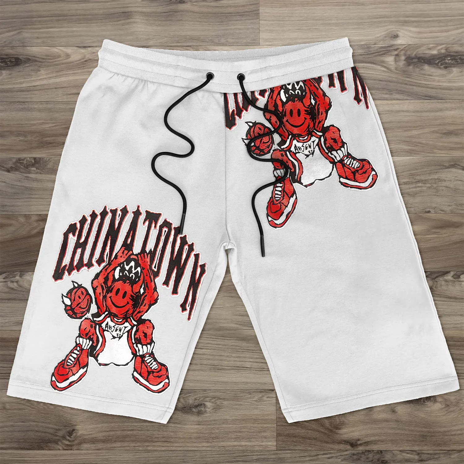 Trendy street retro cartoon casual shorts