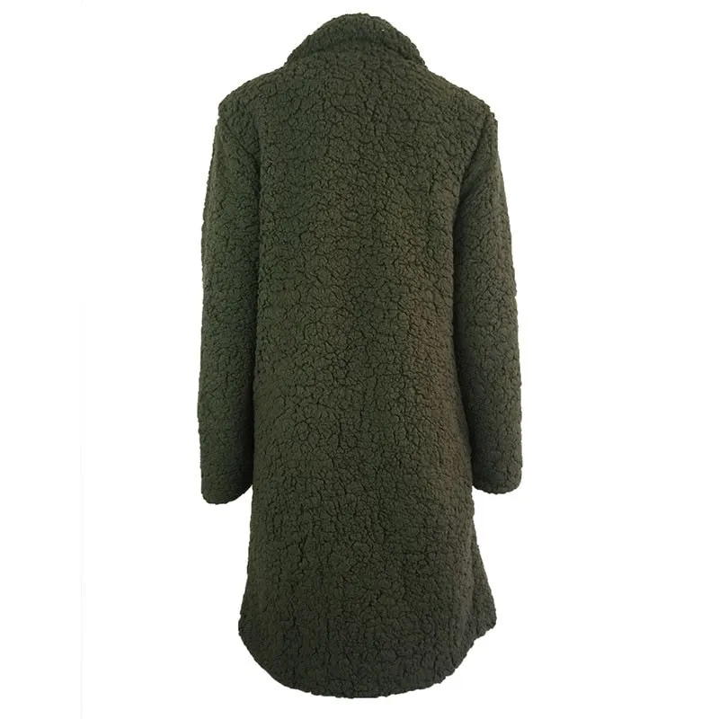 Trendy Winter Shaggy Long Super Warm Coat