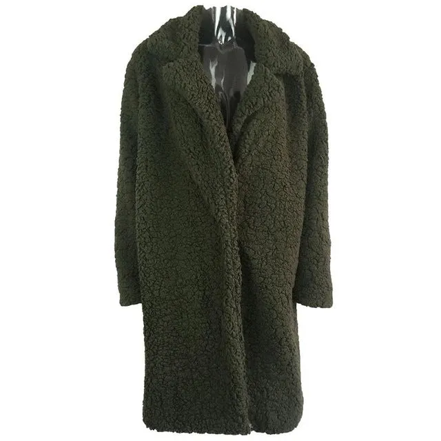 Trendy Winter Shaggy Long Super Warm Coat